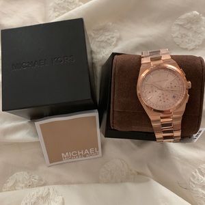 NWT: Michael Kors Rose Gold Watch